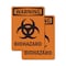 Signmission Biohazard With Symbol OSHA Warning Sign, Plastic, 7in W x 10in L, 2PK OS-2PACK-WS-P-710-V-12989 - alternate 1